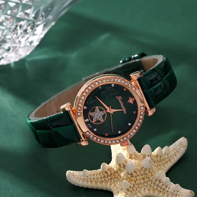 Zestaw biżuterii Verdantra Timecourt | Złoto