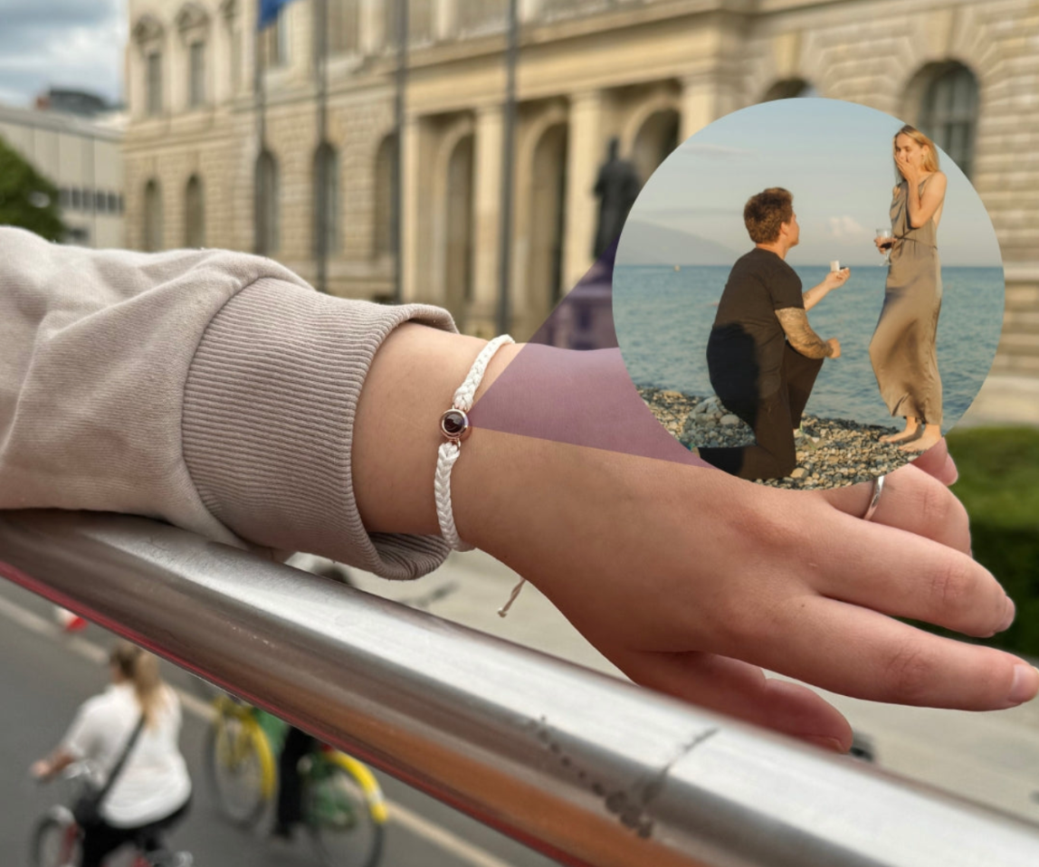 Personalizowana Bransoletka Pamiątkowa z Twoim Zdjęciem
