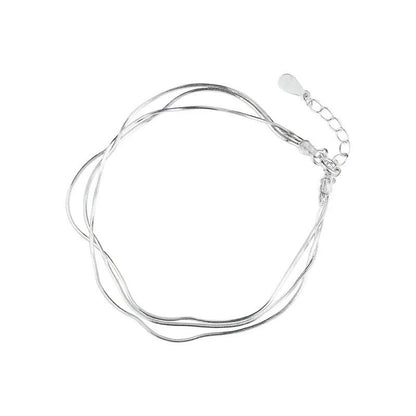 Delikatna i elegancka bransoletka ze srebra 925